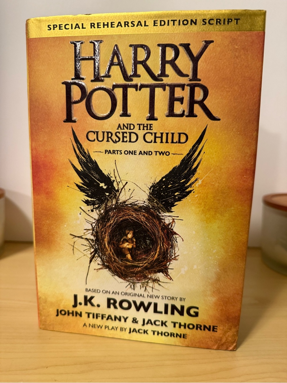 1st Edition Harry Potter and the Cursed Child Special Rehearsal Edition - Gold